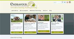 Desktop Screenshot of endeavourcentre.org